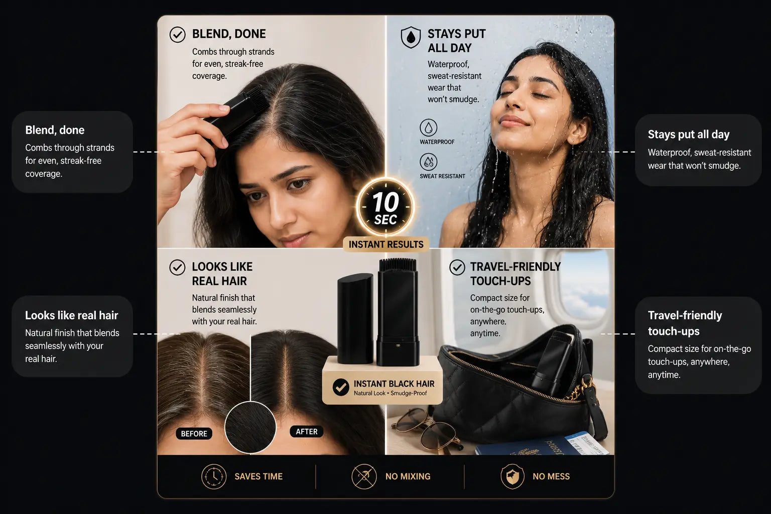 2 Pcs Pack - BRAND MAGIC PIXICOLOR PRO (Extra Dark)